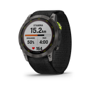 Garmin Enduro 2 - Carbon Grey DLC Titanium mit schwarzem Nylon UltraFit Armband