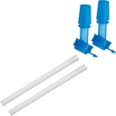 Kids Bite Valves & Straws Ice Blue