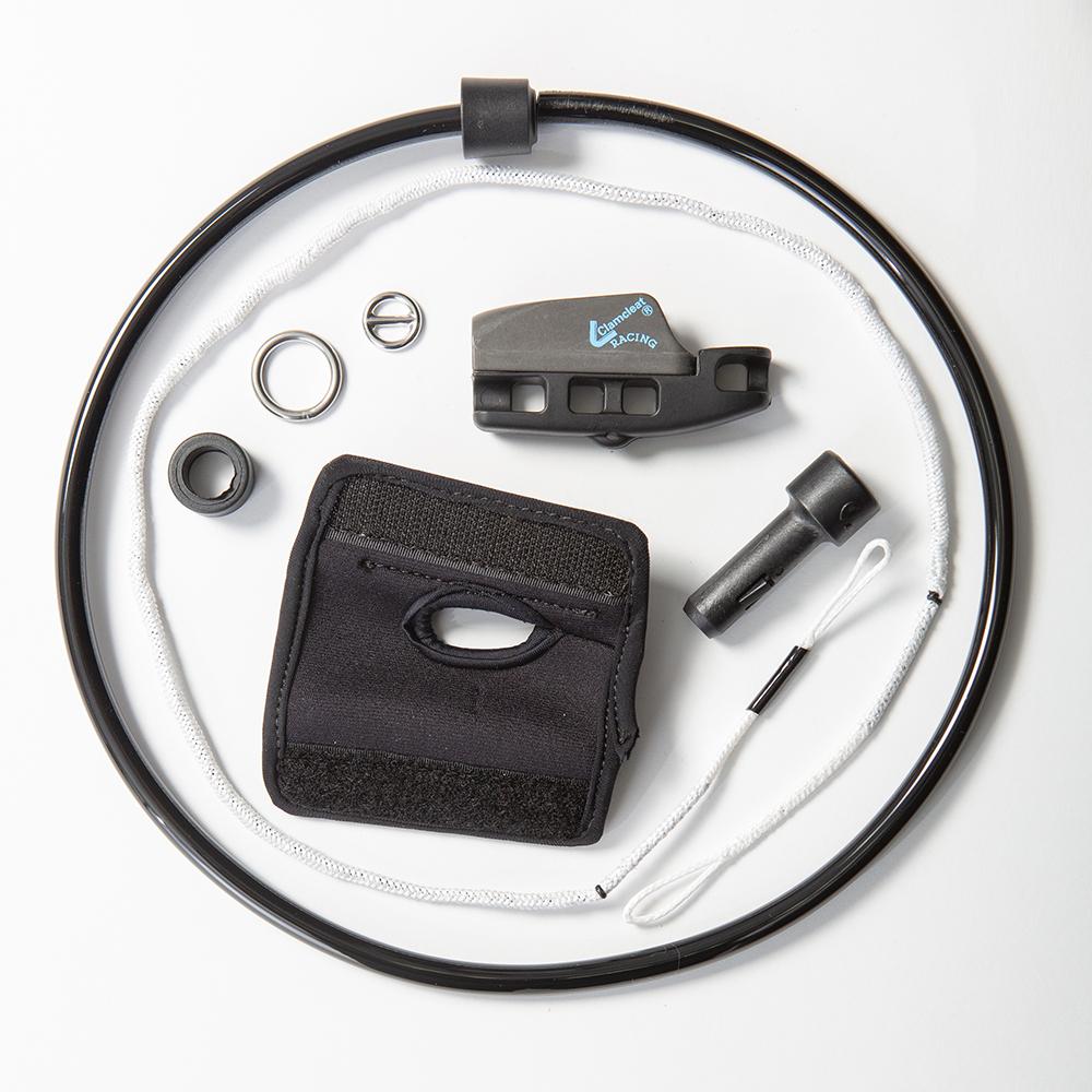 Sentry Clam Cleat Set + Flagging Line w/ Tube